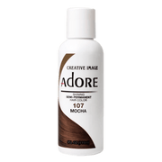 VIP Extensions Adore Semi-Permanent Hair Color, 4 fl oz Semi-Permanent Hair Color White Smoke 107 Mocha