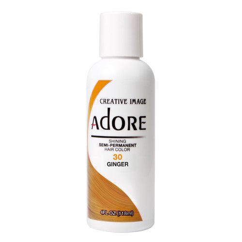 VIP Extensions Adore Semi-Permanent Hair Color, 4 fl oz Semi-Permanent Hair Color White Smoke 30 Ginger