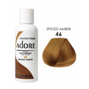VIP Extensions Adore Semi-Permanent Hair Color, 4 fl oz Semi-Permanent Hair Color White Smoke 46 Spice Amber