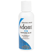 VIP Extensions Adore Semi-Permanent Hair Color, 4 fl oz Semi-Permanent Hair Color White Smoke 174 Sapphire Blue