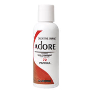 VIP Extensions Adore Semi-Permanent Hair Color, 4 fl oz Semi-Permanent Hair Color White Smoke 72 Paprika