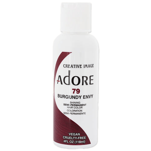 VIP Extensions Adore Semi-Permanent Hair Color, 4 fl oz Semi-Permanent Hair Color Lavender 196 SKY BLUE,197 PERIWRINKLE,198 POWDER BLUE,199 LUXE BLUE,10 CRYSTAL CLEAR,30 Ginger,38 Sunrise Orange,39 Orange Blaze,46 Spice Amber,48 Honey Brown,52 French Cognac,56 Cajun Spice,58 Cinnamon,60 Truly Red,68 Crimson,69 Wild Cherry,70 Rafing Red,71 Inten