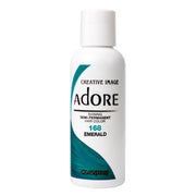 VIP Extensions Adore Semi-Permanent Hair Color, 4 fl oz Semi-Permanent Hair Color White Smoke 168 Emerald