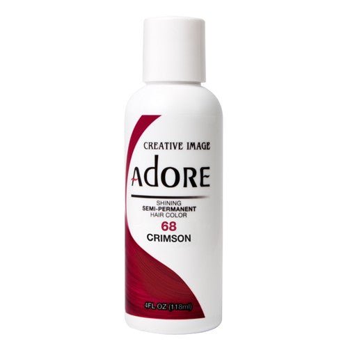 VIP Extensions Adore Semi-Permanent Hair Color, 4 fl oz Semi-Permanent Hair Color White Smoke 196 SKY BLUE,197 PERIWRINKLE,198 POWDER BLUE,199 LUXE BLUE,10 CRYSTAL CLEAR,30 Ginger,38 Sunrise Orange,39 Orange Blaze,46 Spice Amber,48 Honey Brown,52 French Cognac,56 Cajun Spice,58 Cinnamon,60 Truly Red,68 Crimson,69 Wild Cherry,70 Rafing Red,71 Inten