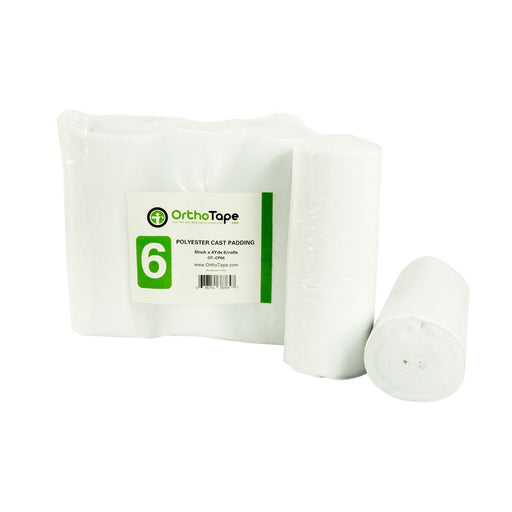 OrthoTape.com 6 Inch X 4 Yards Orthopedic Cast Padding |6 ROLLS|