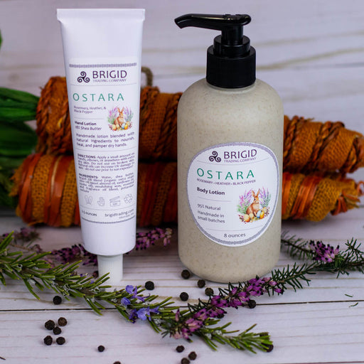 Brigid Trading Company Ostara Natural Hand Lotion - Heather, Rosemary, and Black Pepper Lotion