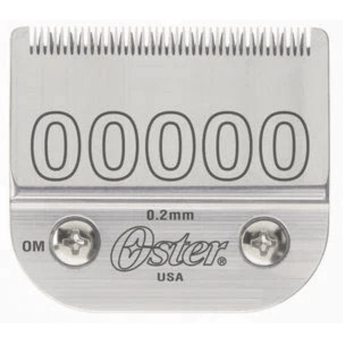 Oster Professional Replacement Blade For Classic 76 / Star-Teq / Powerline / Outlaw Size 000 (1/50" - 0.5Mm) Or 0000 (1/100" - 0.25Mm) Or 00000 (1/125" - 0.2Mm)
