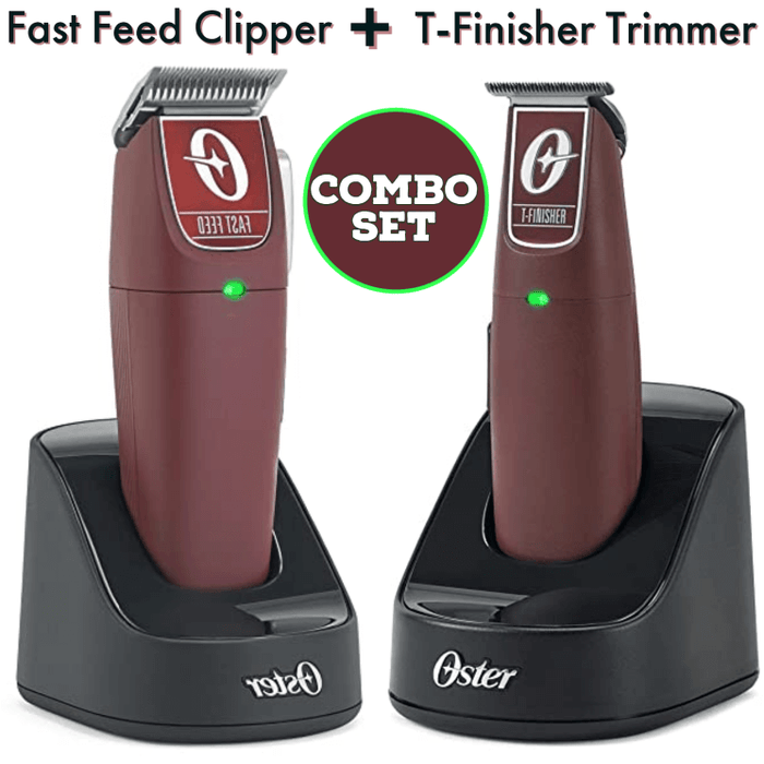 Oster Professional Cordless Fast Feed Clipper Or Oster Professional T-Finisher Trimmer Or Combo Set Together
