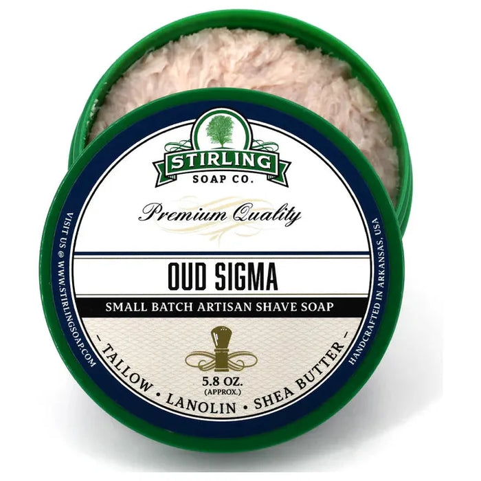 Stirling Soap Co. Oud Sigma Shave Soap Jar 5.8 oz