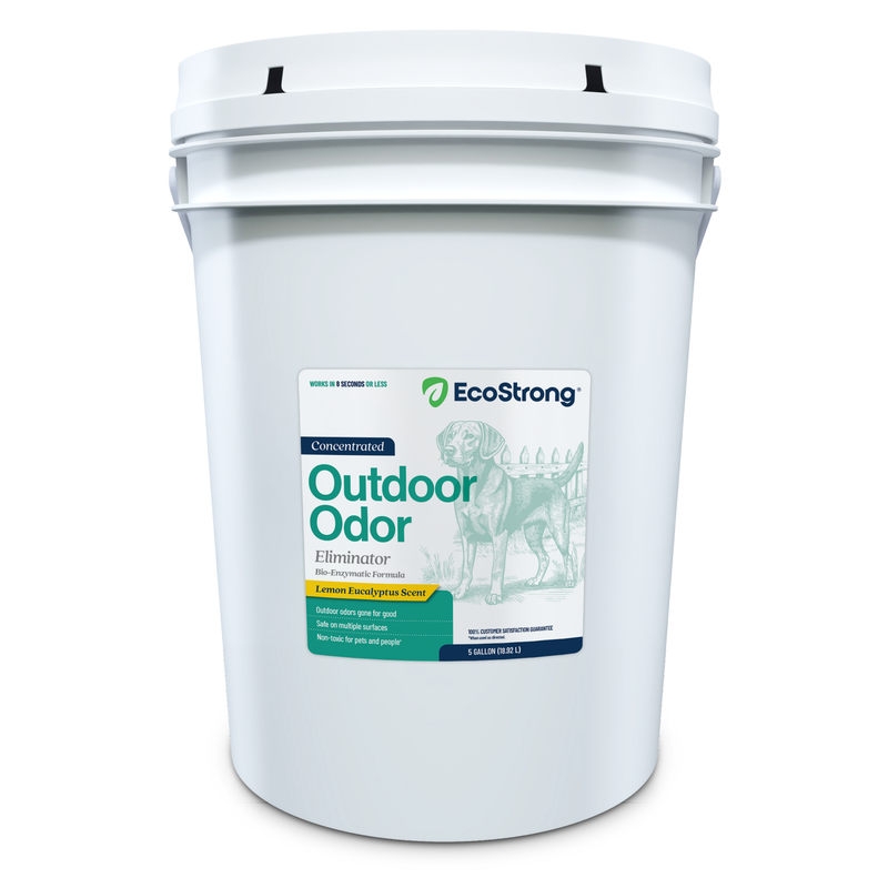 EcoStrong Outdoor Odor Eliminator Pet & Animal > Outdoor Odor White Smoke 5 Gallon Pail
