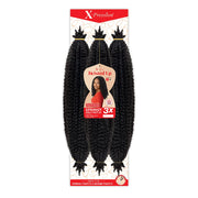 VIP Extensions Outre Crochet Braids X-Pression Twisted Up 3X Springy Afro Twist 24" Hair Extension