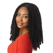 VIP Extensions Outre Crochet Braids X-Pression Twisted Up 3X Springy Afro Twist 24" Hair Extension