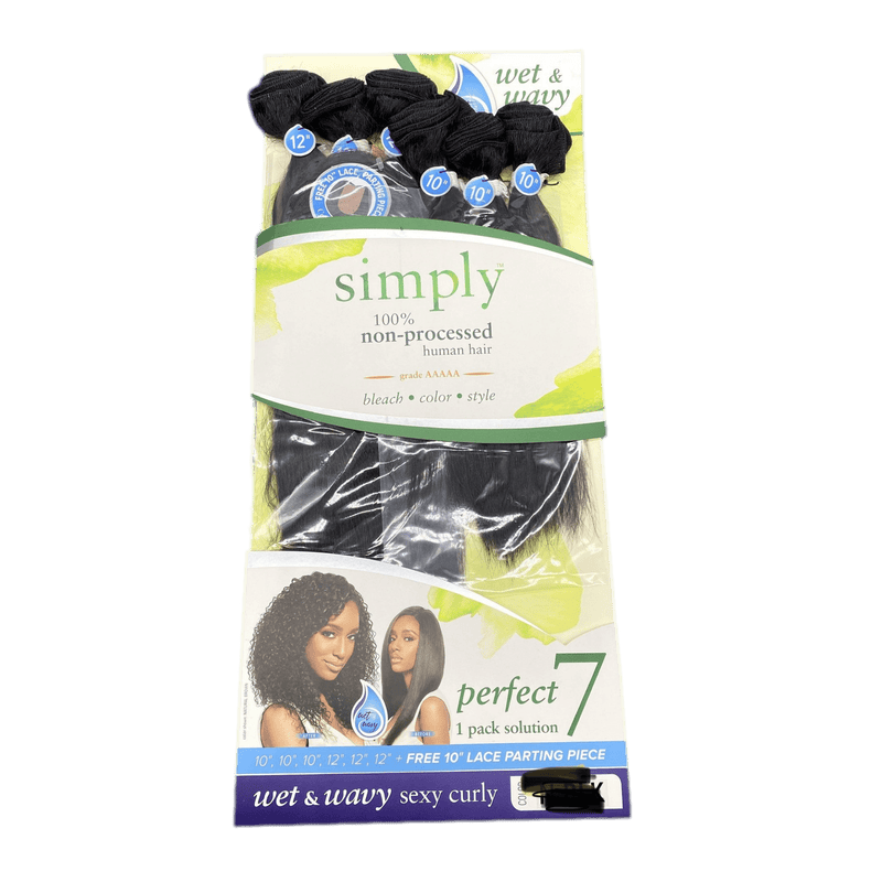 VIP Extensions Outre Simply Perfect 7 100% Brazilian Unprocessed Human Hair Bundle (10''12'') Hair Extension
