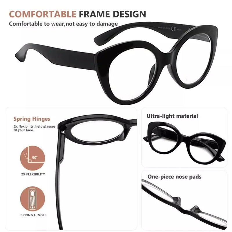 eyekeeper.com Oval Cat-eye Glasses for Women Chic Eyeglasses R2012 Eyeglasses