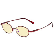 eyekeeper.com Oval Metal Blue Light Blocking Eyeglasses for Kids TMK1803 Eyeglasses