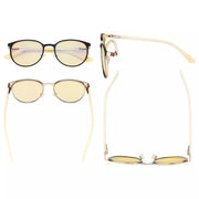 eyekeeper.com Oval Metal Blue Light Blocking Eyeglasses LX19004-BB60 Eyeglasses