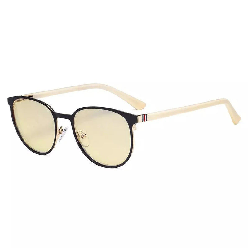 eyekeeper.com Oval Metal Blue Light Blocking Eyeglasses LX19004-BB60 Eyeglasses