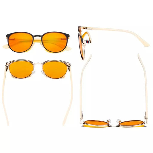 eyekeeper.com Oval Metal Blue Light Blocking Eyeglasses LX19004-BB98 Eyeglasses