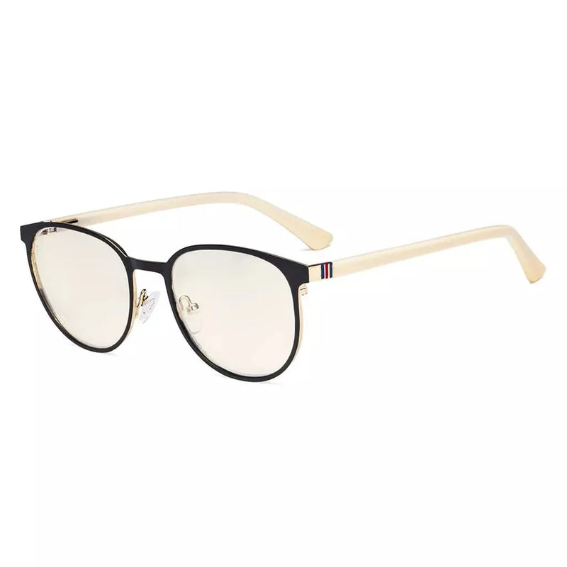 eyekeeper.com Oval Metal Blue Light Filter Eyeglasses LX19004-BB40 Eyeglasses