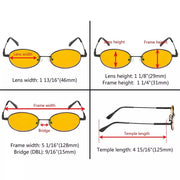 eyekeeper.com Oval Metal Frame Blue Light Blocking Eyeglasses Kids DSK1803 Eyeglasses