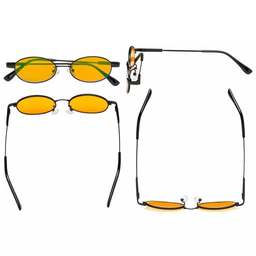 eyekeeper.com Oval Metal Frame Blue Light Blocking Eyeglasses Kids DSK1803 Eyeglasses