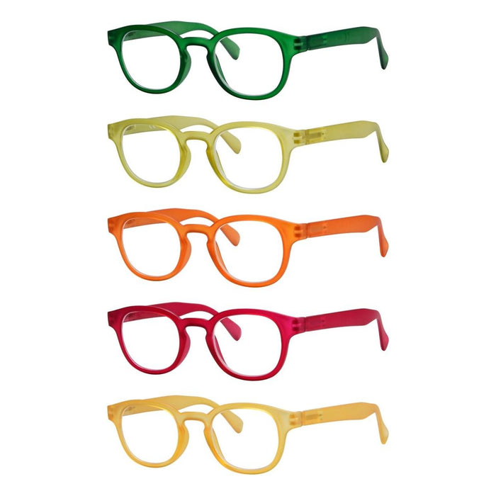 Eyekeeper.Com - Oval Stain Rainbow Color Reading Glasses R124