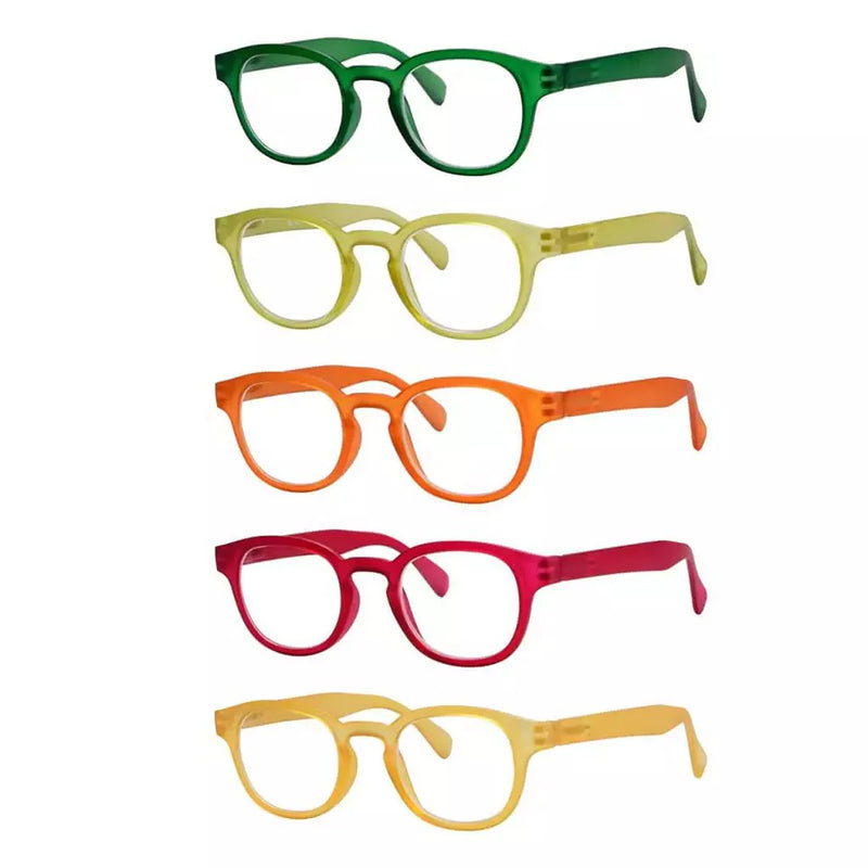 eyekeeper.com Oval Stain Rainbow Color Reading Glasses R124 Eyeglasses