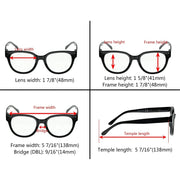 eyekeeper.com Thicker Frame Stylish Reading Glasses R9110 Eyeglasses