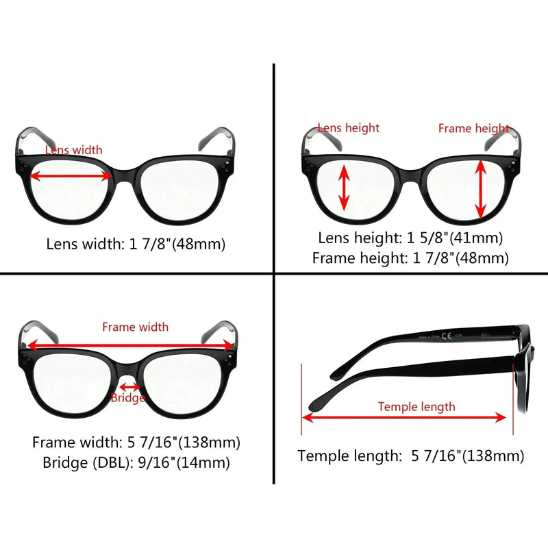 eyekeeper.com Thicker Frame Stylish Reading Glasses R9110 Eyeglasses