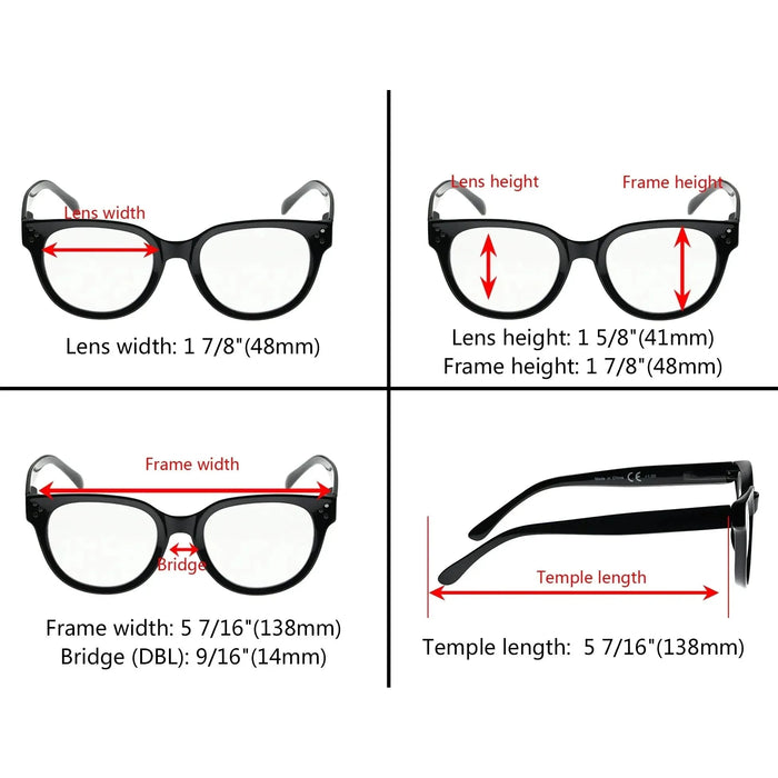 Eyekeeper.Com - Thicker Frame Stylish Reading Glasses R9110