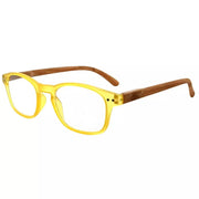 eyekeeper.com Oval Stylish Wood-Grain Printed Arms Reading Glasses R034 Eyeglasses