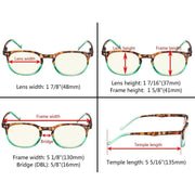 eyekeeper.com Oval Vintage Blue Light Blocking Reading Glasses CG065 Eyeglasses