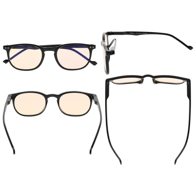 eyekeeper.com Oval Vintage Blue Light Blocking Reading Glasses CG065 Eyeglasses