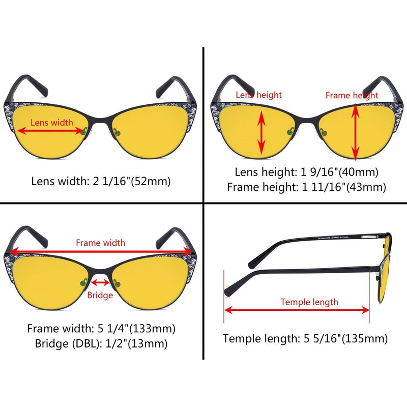 eyekeeper.com Cat-eye Blue Light Blocking Eyeglasses LX19044-BB90 Eyeglasses