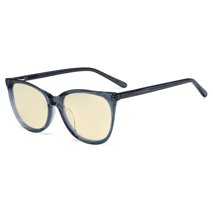 Eyekeeper.Com - Cat-Eye Blue Light Blocking Eyeglasses Bc1901-Bb60