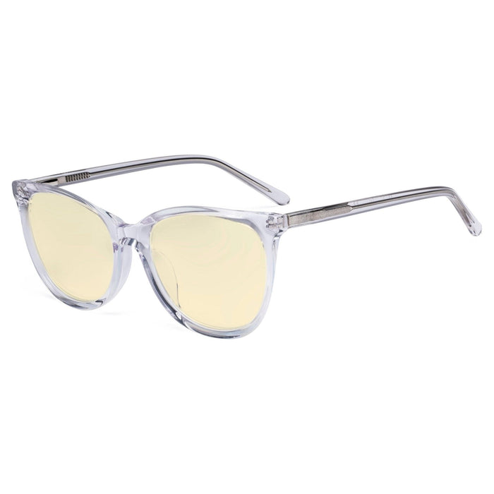 Eyekeeper.Com - Cat-Eye Blue Light Blocking Eyeglasses Bc1901-Bb60