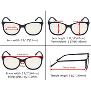 eyekeeper.com Fancy Blue Light Filter Eyeglasses BC1901-BB40 Eyeglasses