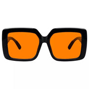 eyekeeper.com Oversized 100% Blue Blocking Glasses Orange Lens Metalless Screwless R2311-B98 Eyeglasses
