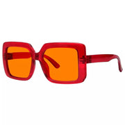 eyekeeper.com Oversized 100% Blue Blocking Glasses Orange Lens Metalless Screwless R2311-B98 Eyeglasses