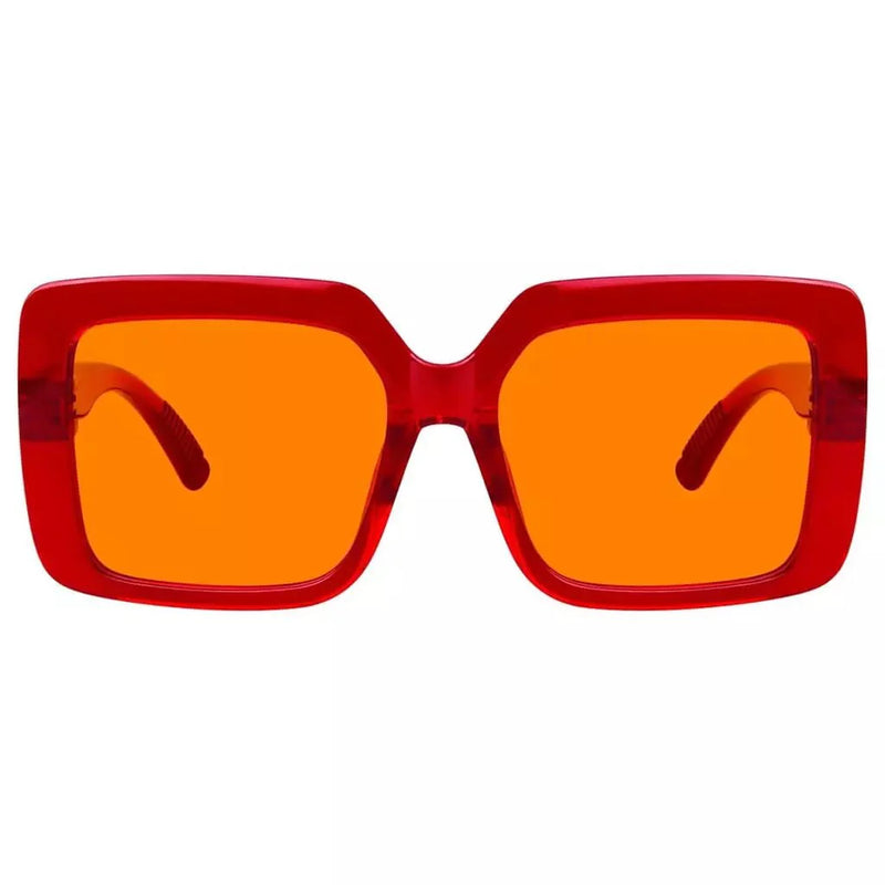 eyekeeper.com Oversized 100% Blue Blocking Glasses Orange Lens Metalless Screwless R2311-B98 Eyeglasses