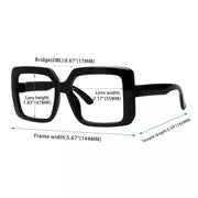 eyekeeper.com Oversized 30% Blue Light Blocking Glasses Metalless Screwless Eyewear R2311-B15 Eyeglasses