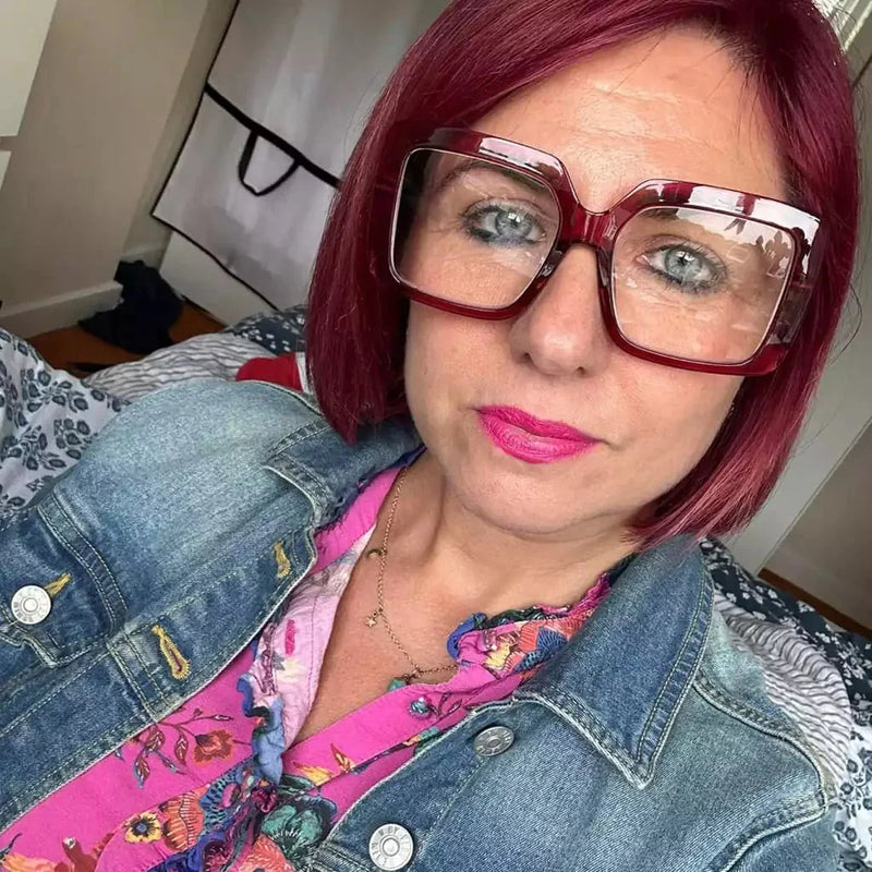 eyekeeper.com Oversized 30% Blue Light Blocking Glasses Metalless Screwless Eyewear R2311-B15 Eyeglasses