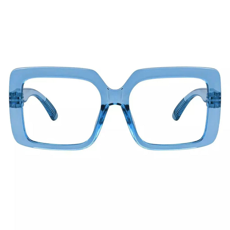 eyekeeper.com Oversized 30% Blue Light Blocking Glasses Metalless Screwless Eyewear R2311-B15 Eyeglasses