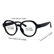 eyekeeper.com Oversized 6 Pack Metalless Screwless Thick Spring Hinge Reading Glasses NR2317 Eyeglasses