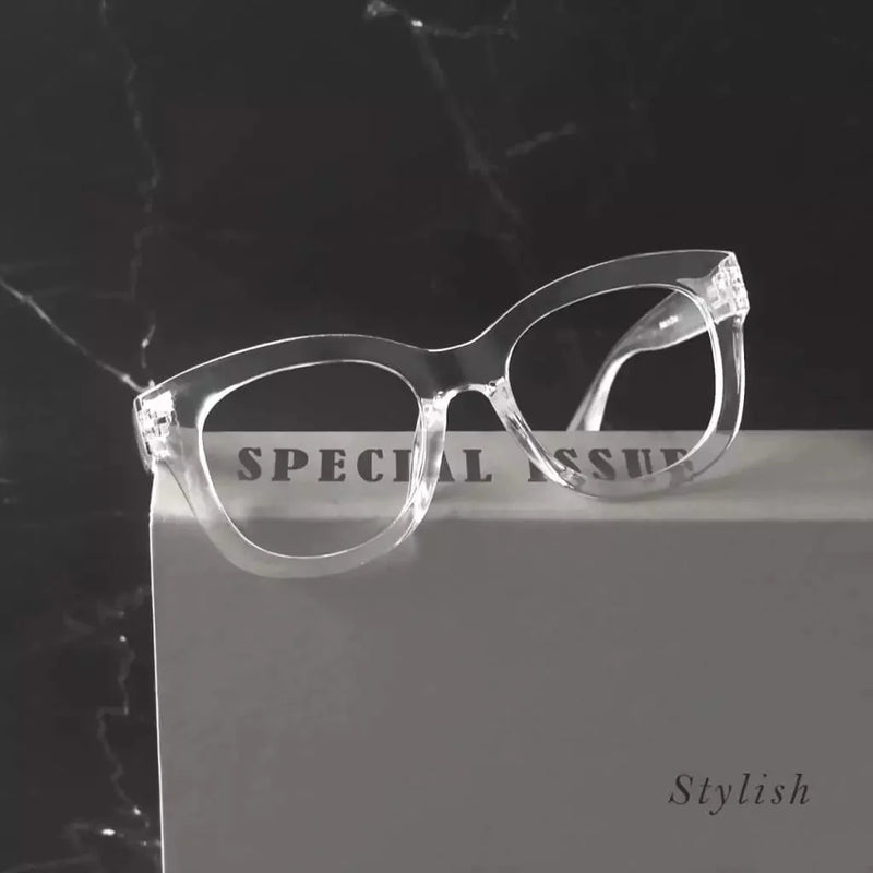 eyekeeper.com Oversized Retro Reading Glasses Thick Square Design Readers FH1555 Eyeglasses
