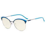 eyekeeper.com Oval Blue Light Filter Eyeglasses LX19030-BB40 Eyeglasses