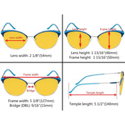 eyekeeper.com Oval Blue Light Blocking Eyeglasses LX19030-BB90 Eyeglasses