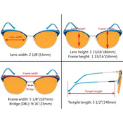 eyekeeper.com Oval Blue Light Blocking Eyeglasses LX19030-BB98 Eyeglasses