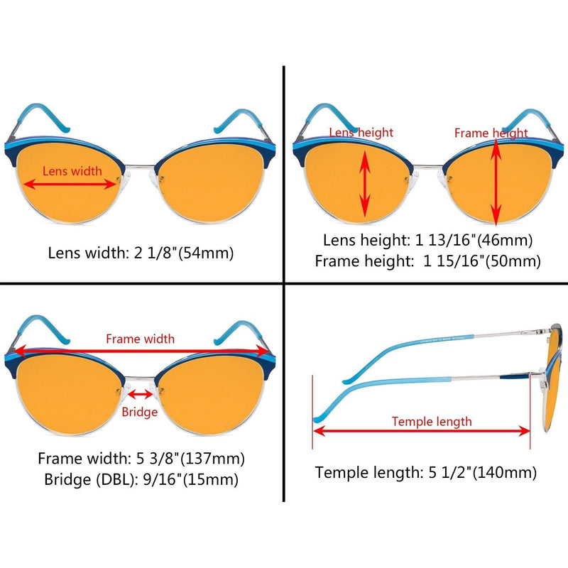 eyekeeper.com Oval Blue Light Blocking Eyeglasses LX19030-BB98 Eyeglasses