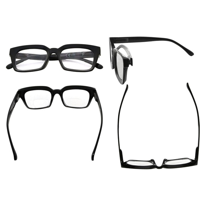 Eyekeeper.Com - Stylish Thicker Frame Bifocal Reading Glasses Br9106